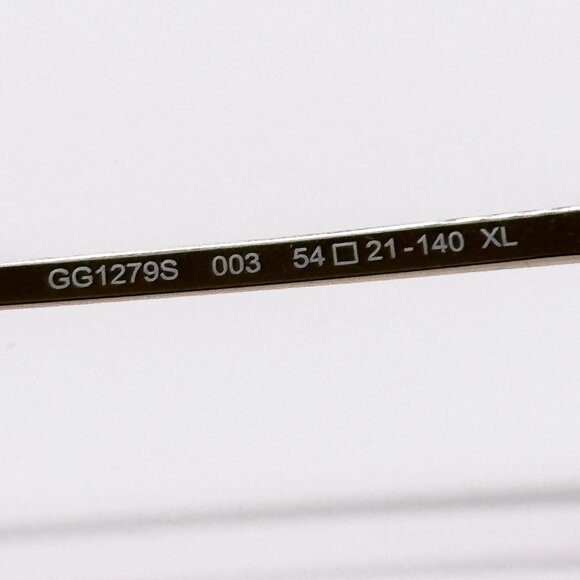 NEW GUCCI GG1279S 003 GOLD/PINK WOMEN SUNGLASSES GUCCI - Picture 10 of 13